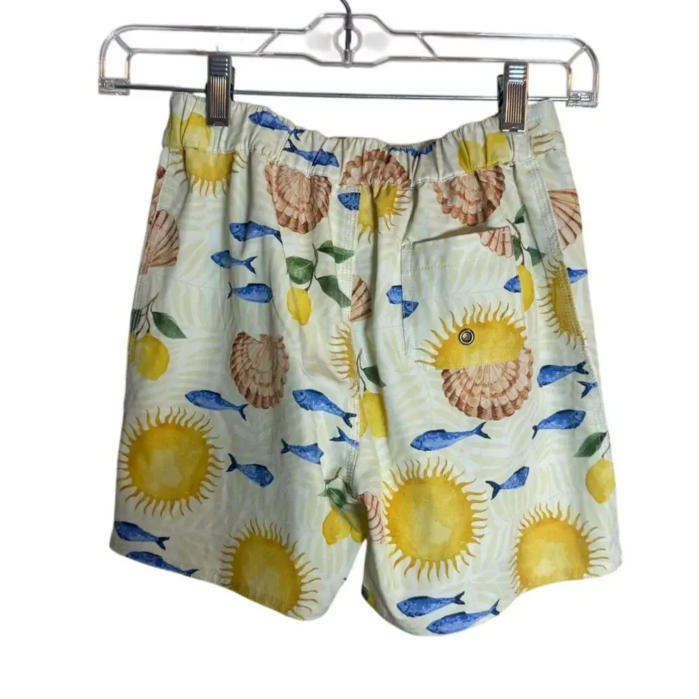 Citrine Johnny Boardies Paloma Print Boys Sz. 12